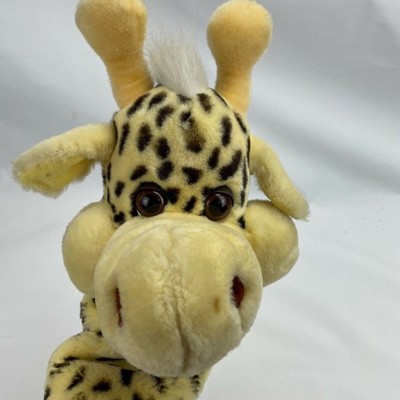 Vintage Giraffe Hand Puppet 24K Polar Puff 15" Pretend Play Visual Aid - Picture 6 of 7